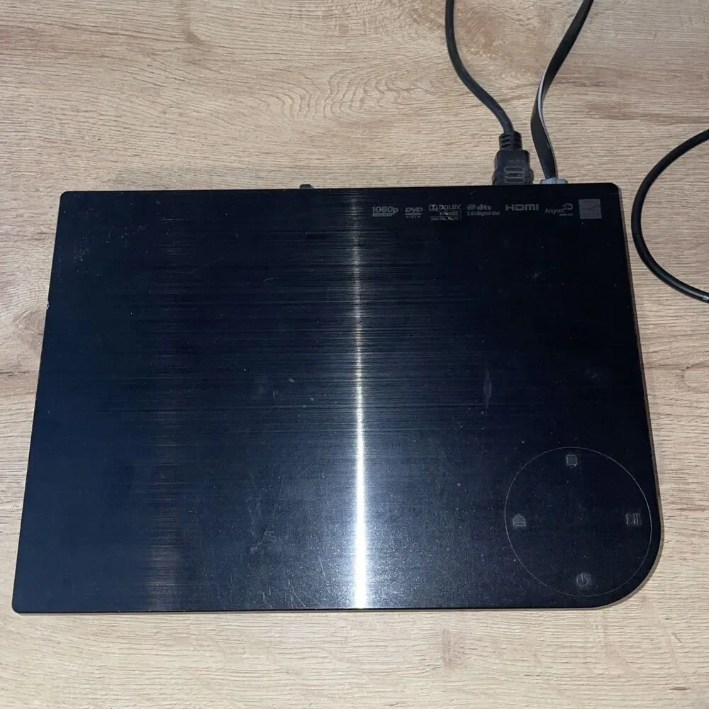 Samsung BD-F5100 Blu-ray Disc Player 1080p HDMI LAN Coax w/ Cables Tested